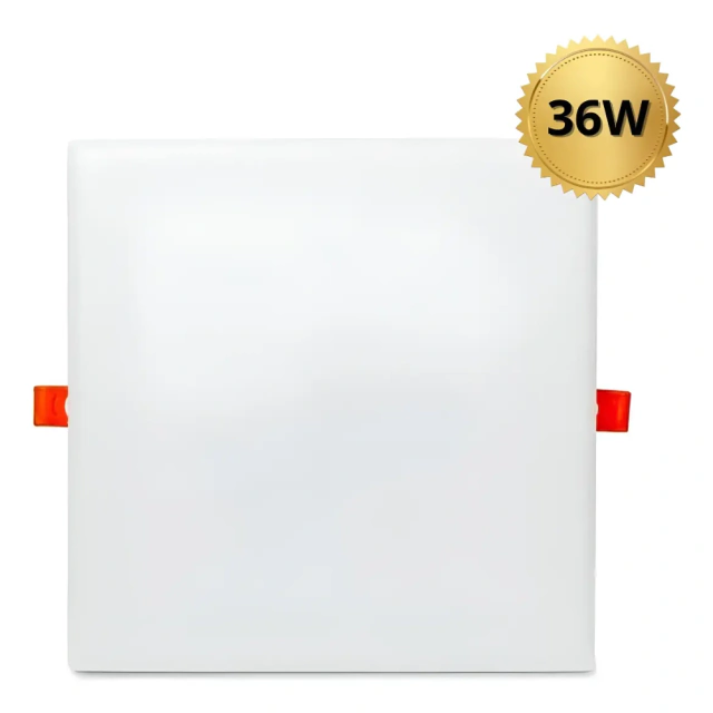 Painel Plafon Embutir Borda Infinita 36w Led Quadrado