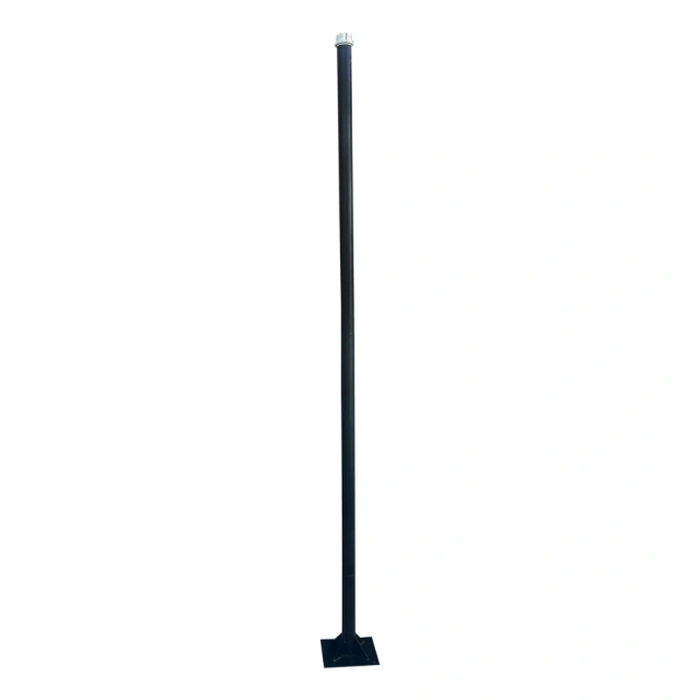Poste De Jardim 2,20m Extensivel Modular Aco Galvanizado