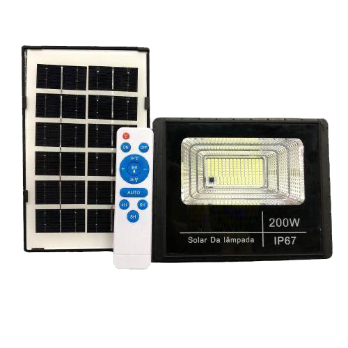 Refletor Holofote Solar 200w Completo Prova D'agua - foto 2